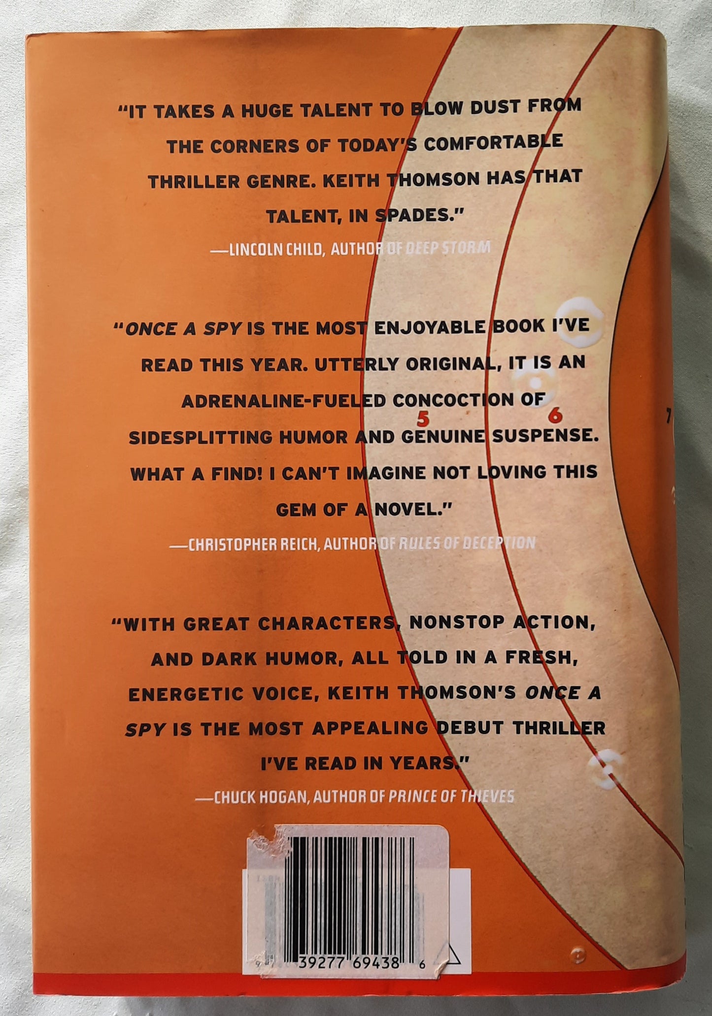 Once a Spy by Keith Thomson (Very good, 2010, HC, 325 pages, Doubleday)