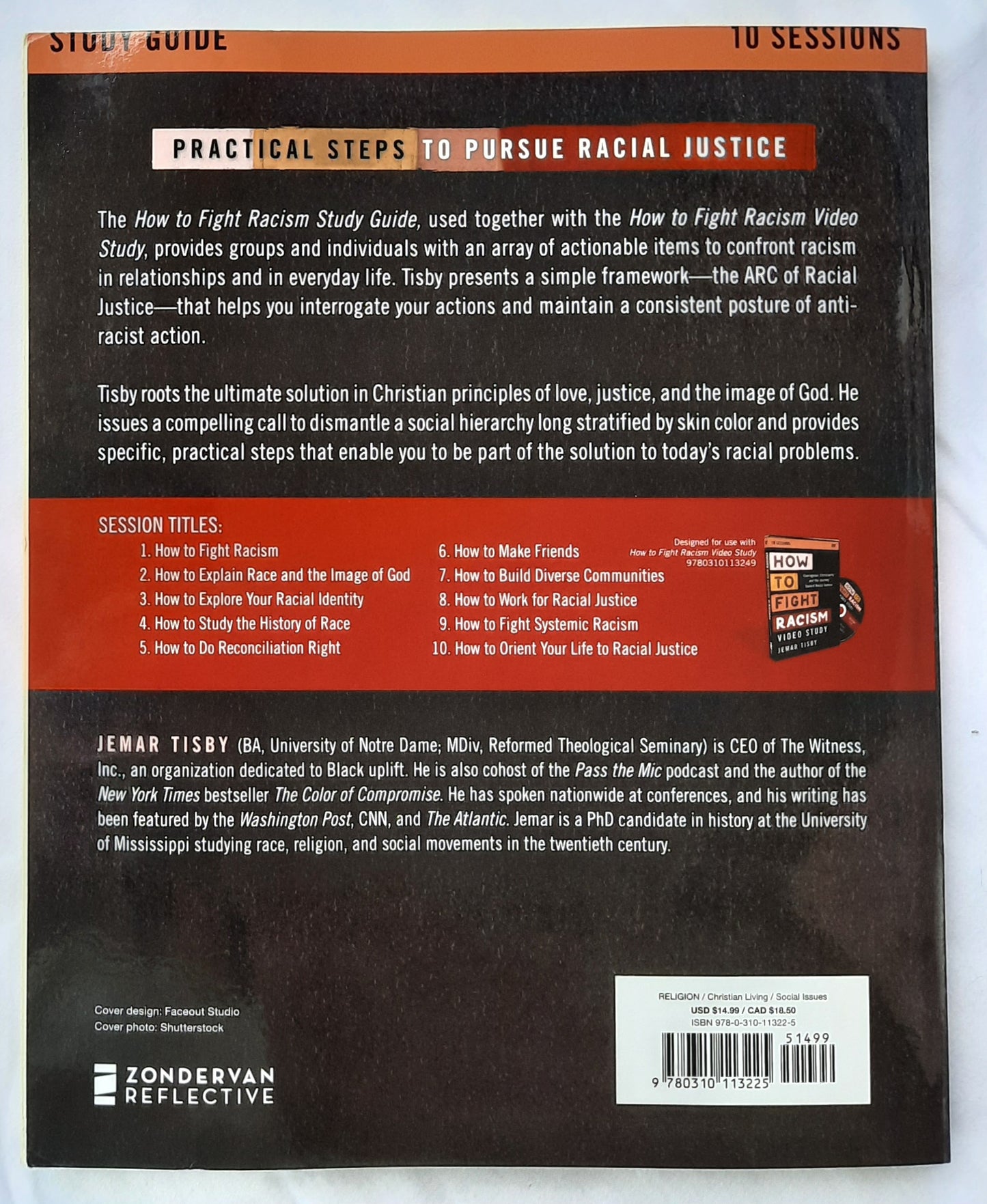 How to Fight Racism Study Guide by Jemar Tisby (New, 2021, Pbk, 178 pages, Zondervan Reflective)