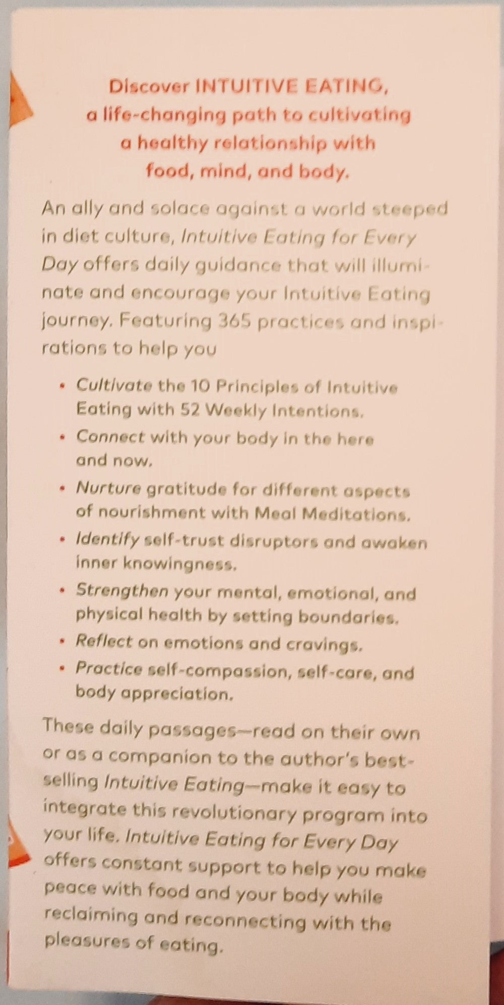 Intuitive Eating for Every Day by Evelyn Tribole (Very good, 2021, Pbk, 352 pages, Chronicle Prism)