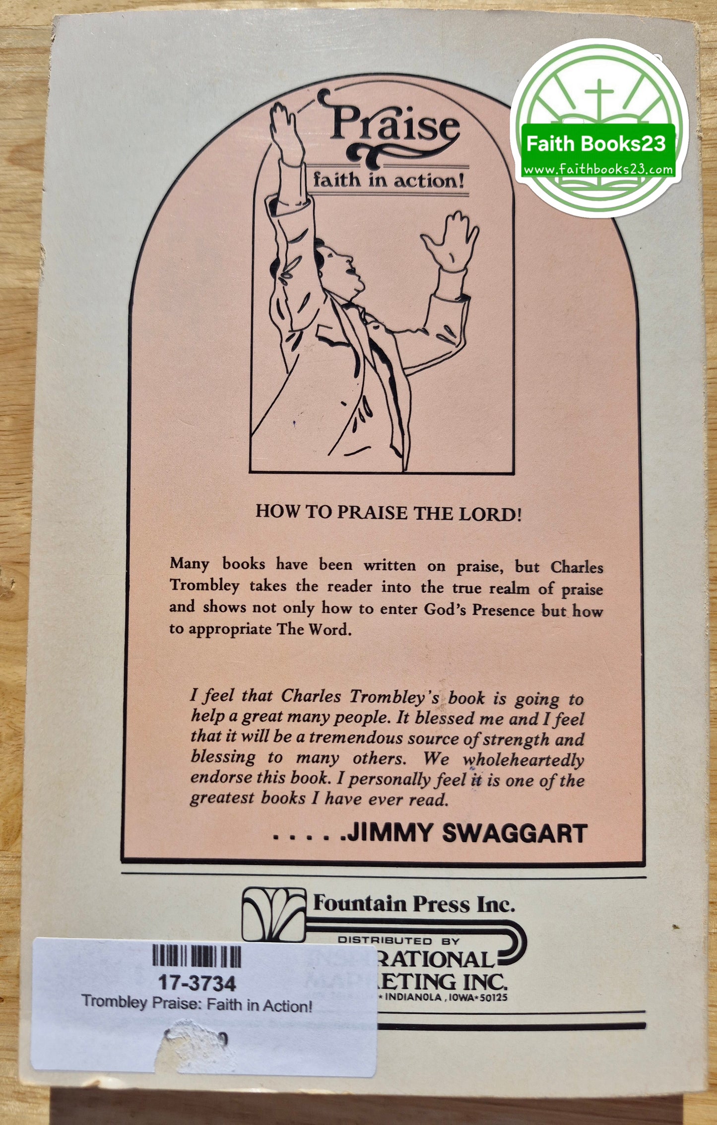Lobt Gott: Glaube in Aktion! von Charles Trombley (Gut, 1978, Pbk, 123 Seiten, Fountain Press)