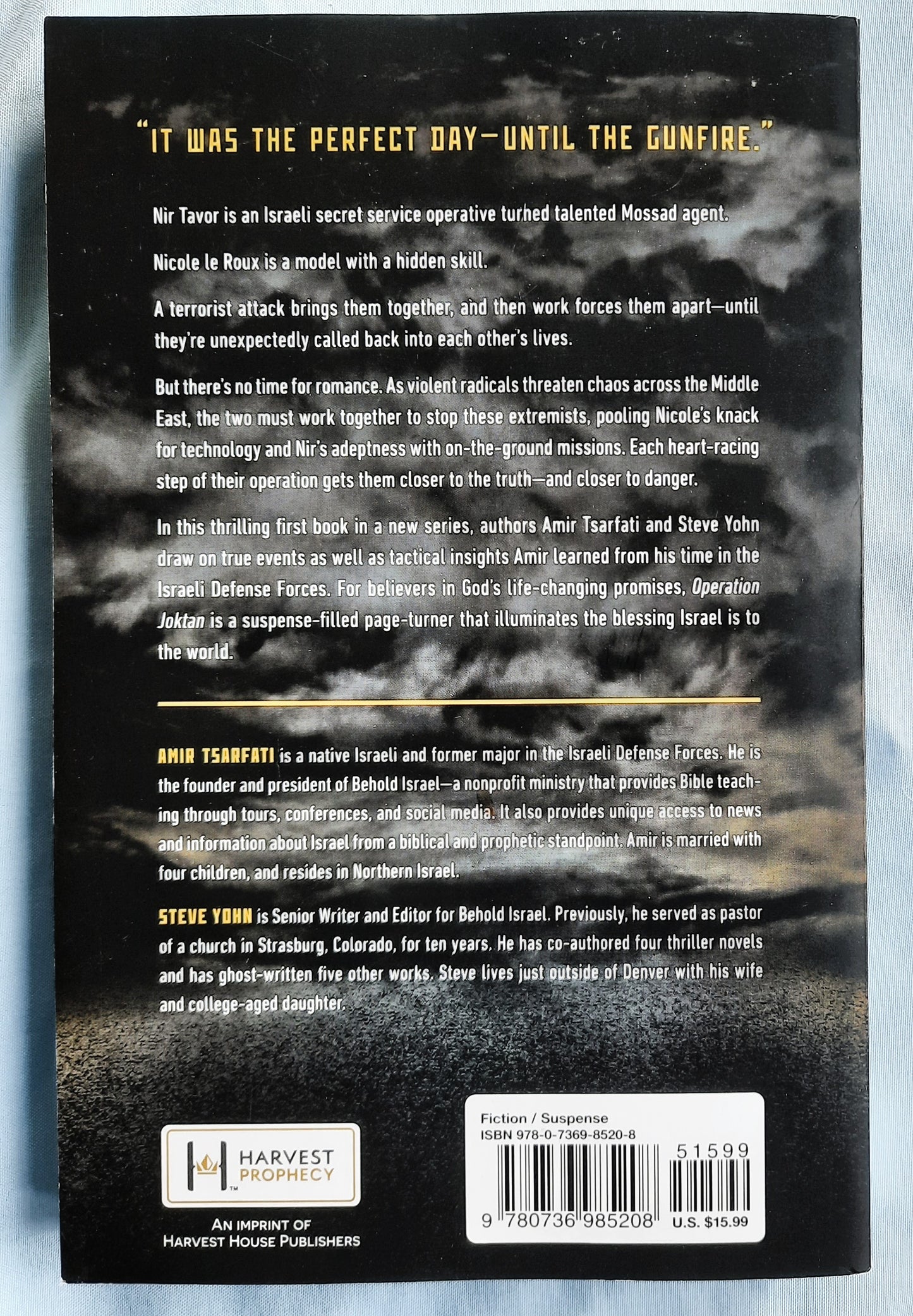 Operation Joktan by Amir Tsarfati; Steve Yohn (Nir Tavor Mossad #1, Like new, 2021, Pbk, 366 pages, Harvest House)