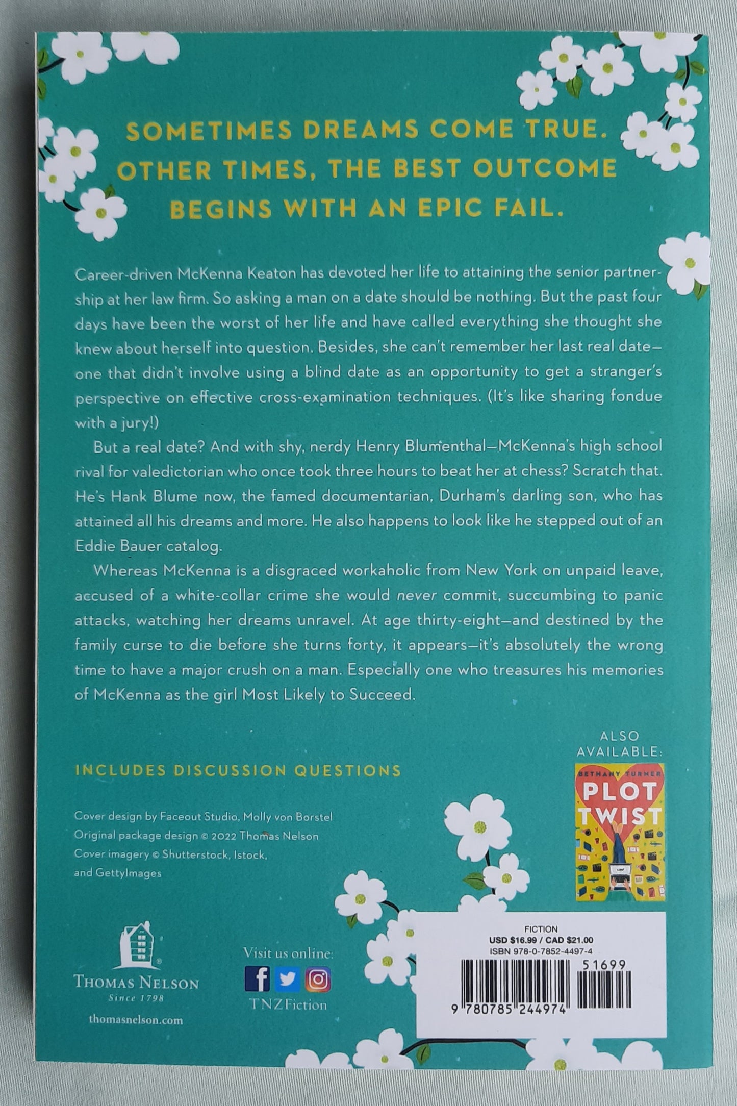 The Do-Over by Bethany Turner (New, 2022, Pbk, 314 pages, Thomas Nelson)