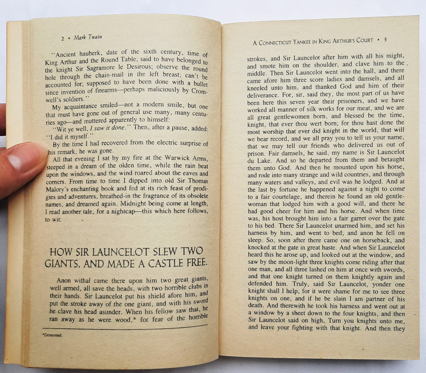 A Connecticut Yankee in King Arthur's Court by Mark Twain (Good, 1988, Pbk, 334 pages, Doherty Associates)