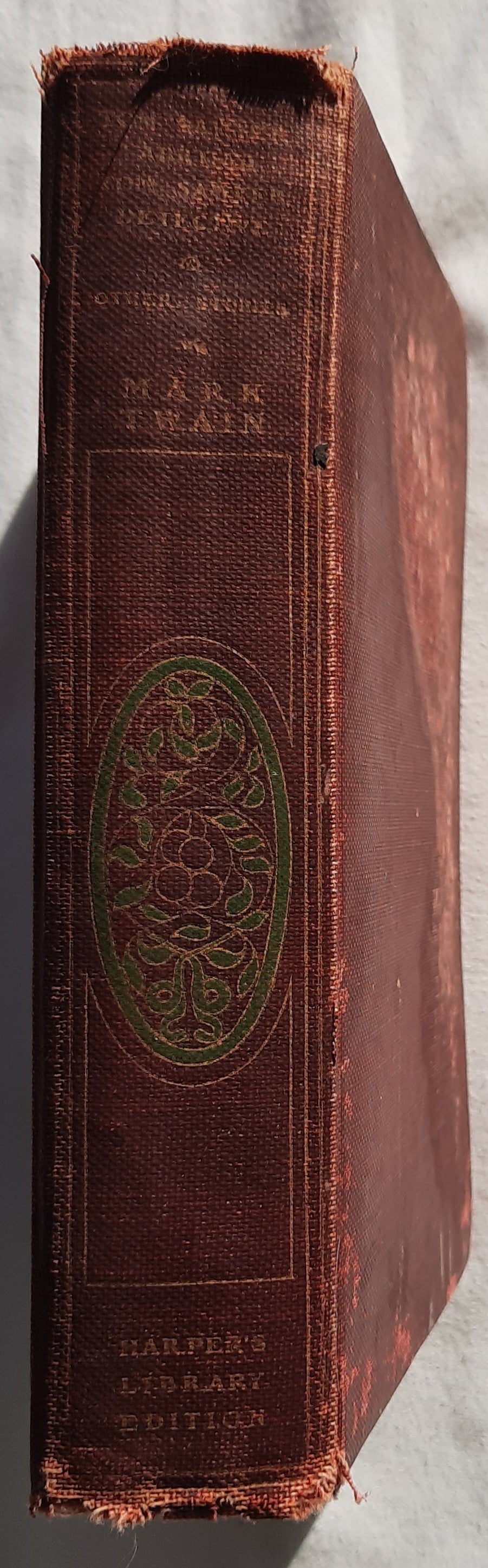 Tom Sawyer Abroad: Tom Sawyer, Detective and Other Stories by Mark Twain (Acceptable, 1901, HC, 410 pages, Harper & Brothers)