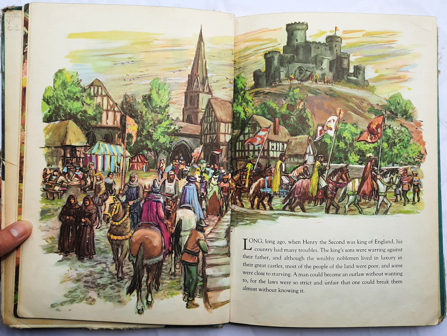 Adventures of Robin Hood by Eleanor Graham Vance; Jay Hyde Barnum; Howard Pyle (Acceptable, 1953, HC, Random House)