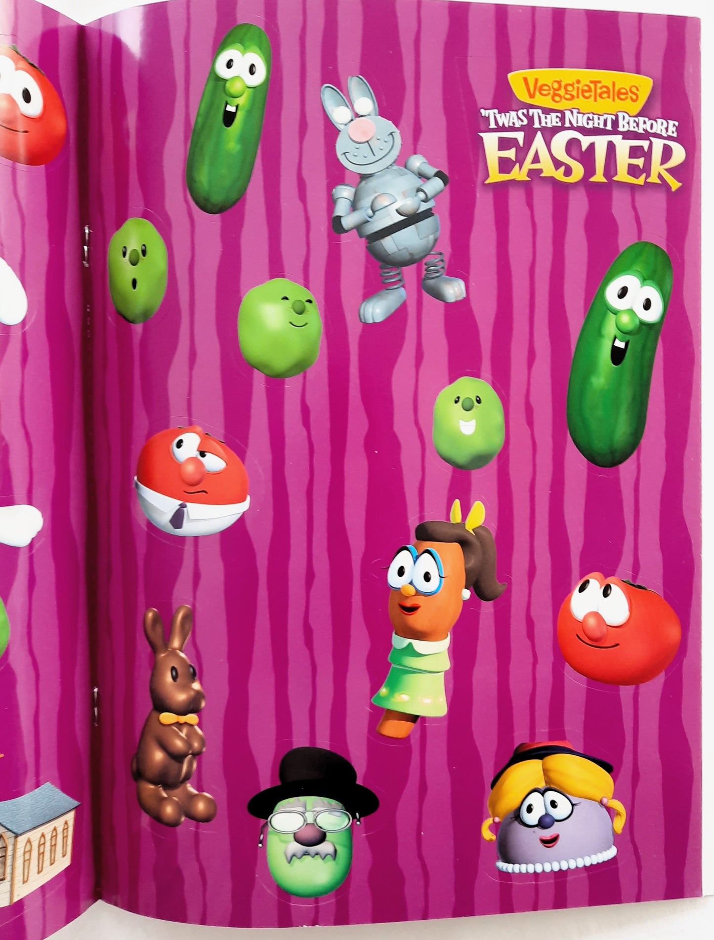 VeggieTales 'Twas the Night Before Easter Inspirational Activity Book NEW, 2014, Pbk, Dayspring)