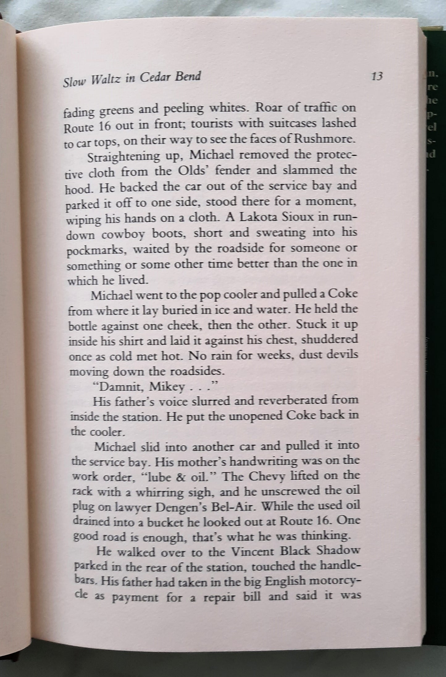 Slow Waltz in Cedar Bend by Robert James Waller (Very good, 1993, HC, 197 pages, Warner Books)