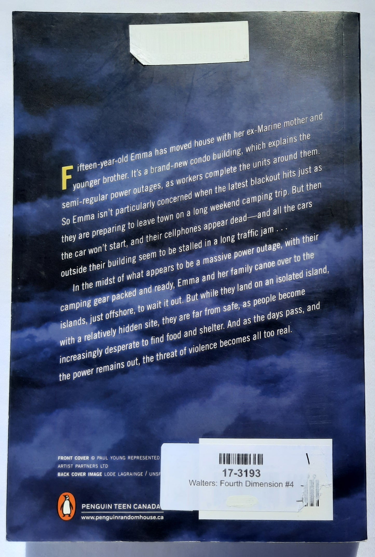 Fourth Dimension #4 by Eric Walters (Very good, 2020, Pbk, 384 pages, Penguin Teen)