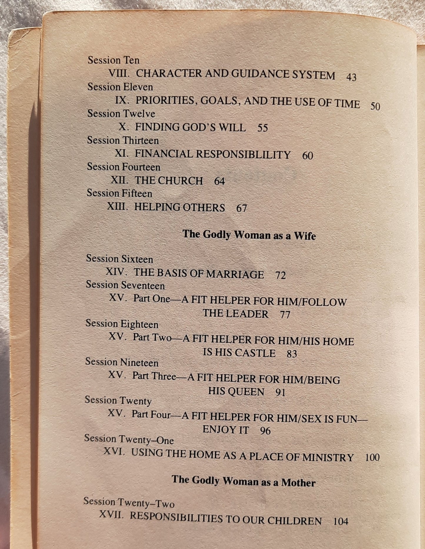 The Godly Woman by Irma Warr (Acceptable, 1976, Pbk, 109 pages, Creative Resources)