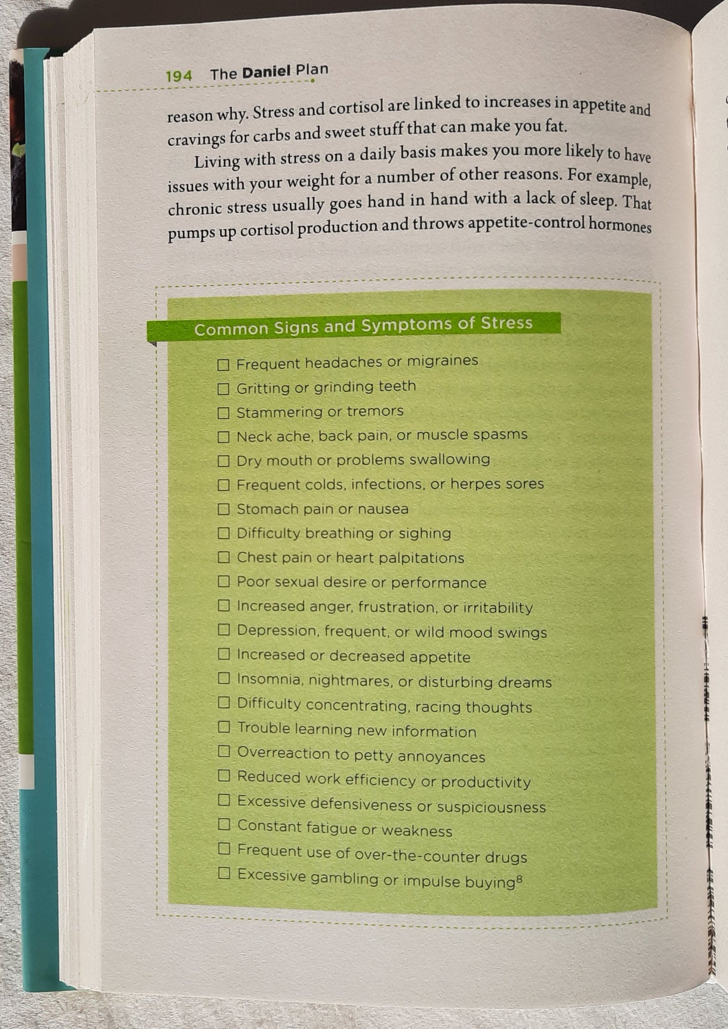 The Daniel Plan: 40 Days to a Healthier Life by Rick Warren; Daniel Amen; Mark Hyman (Very good, 2013, HC, 362 pages, Zondervan)