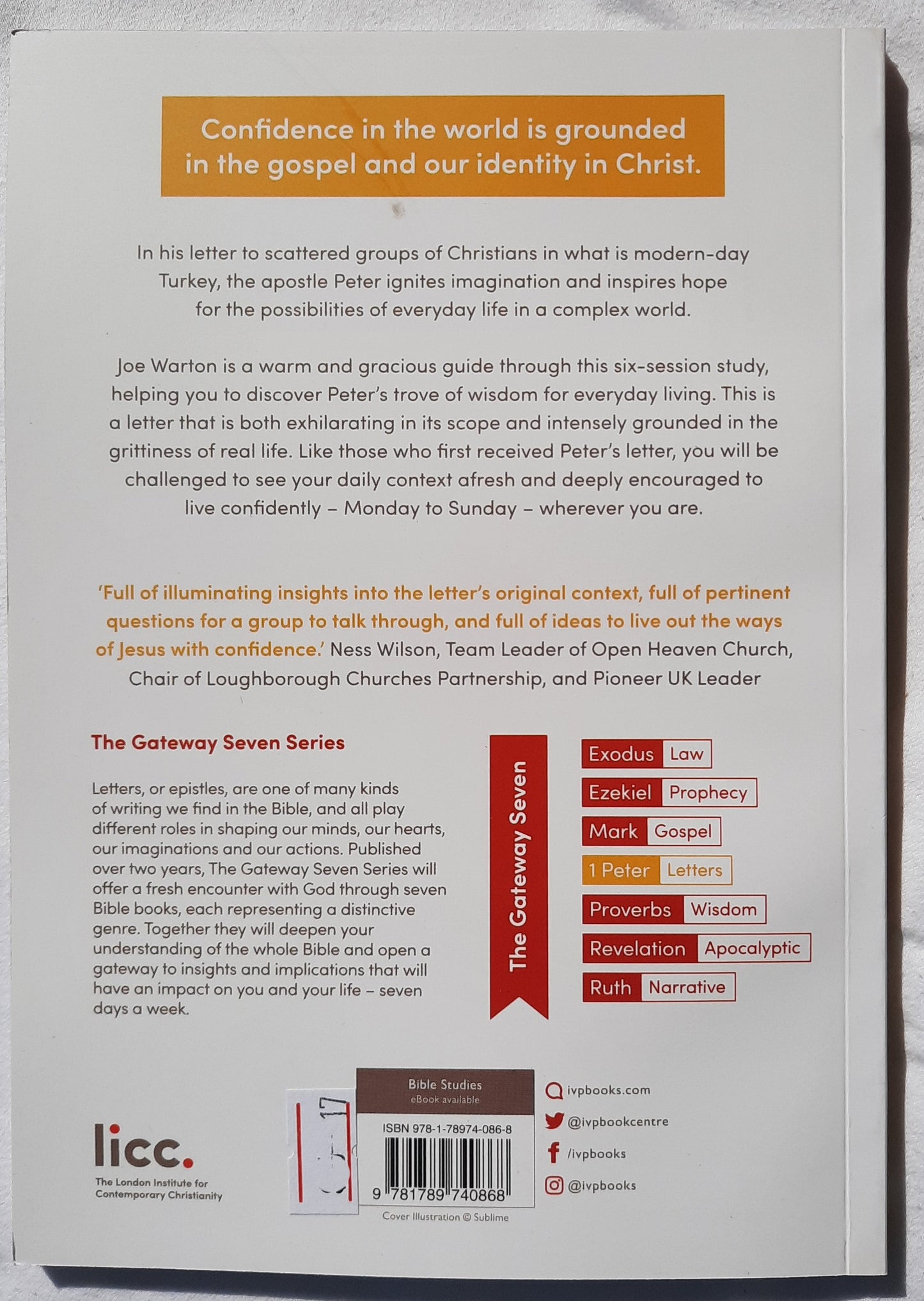 1 Peter: Confidence in a Complex World by Joe Warton (New, 2019, Pbk, 73 pages, LICC)