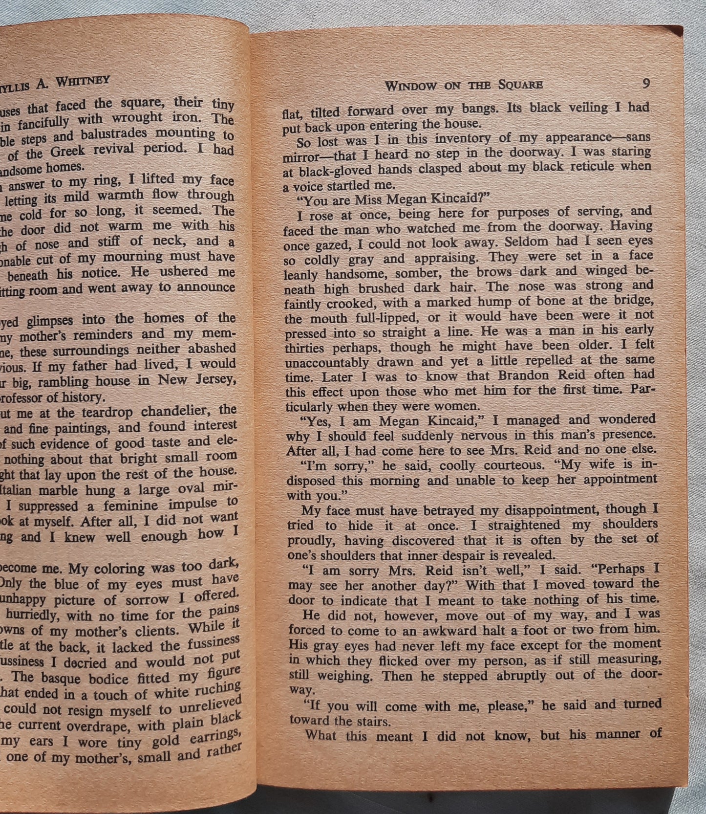 Window on the Square by Phyllis A. Whitney (Very good, 1962, Pbk, 252 pages, Fawcett Crest)
