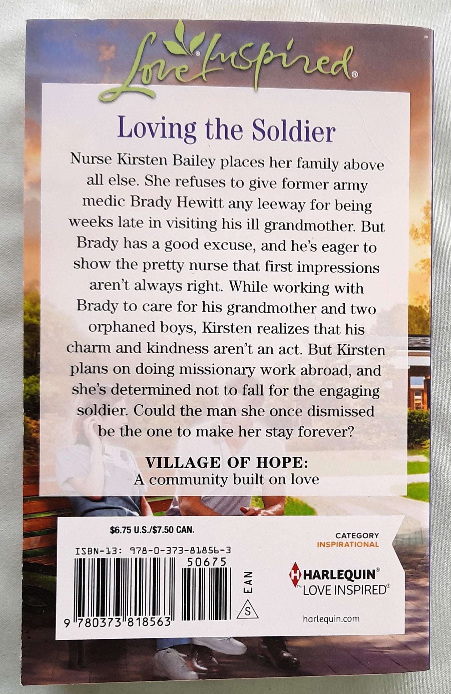 Nursing the Soldier's Heart by Merrillee Whren (Village of Hope, Very good, 2015, Pbk, 287 pages, Harlequin Love Inspired)