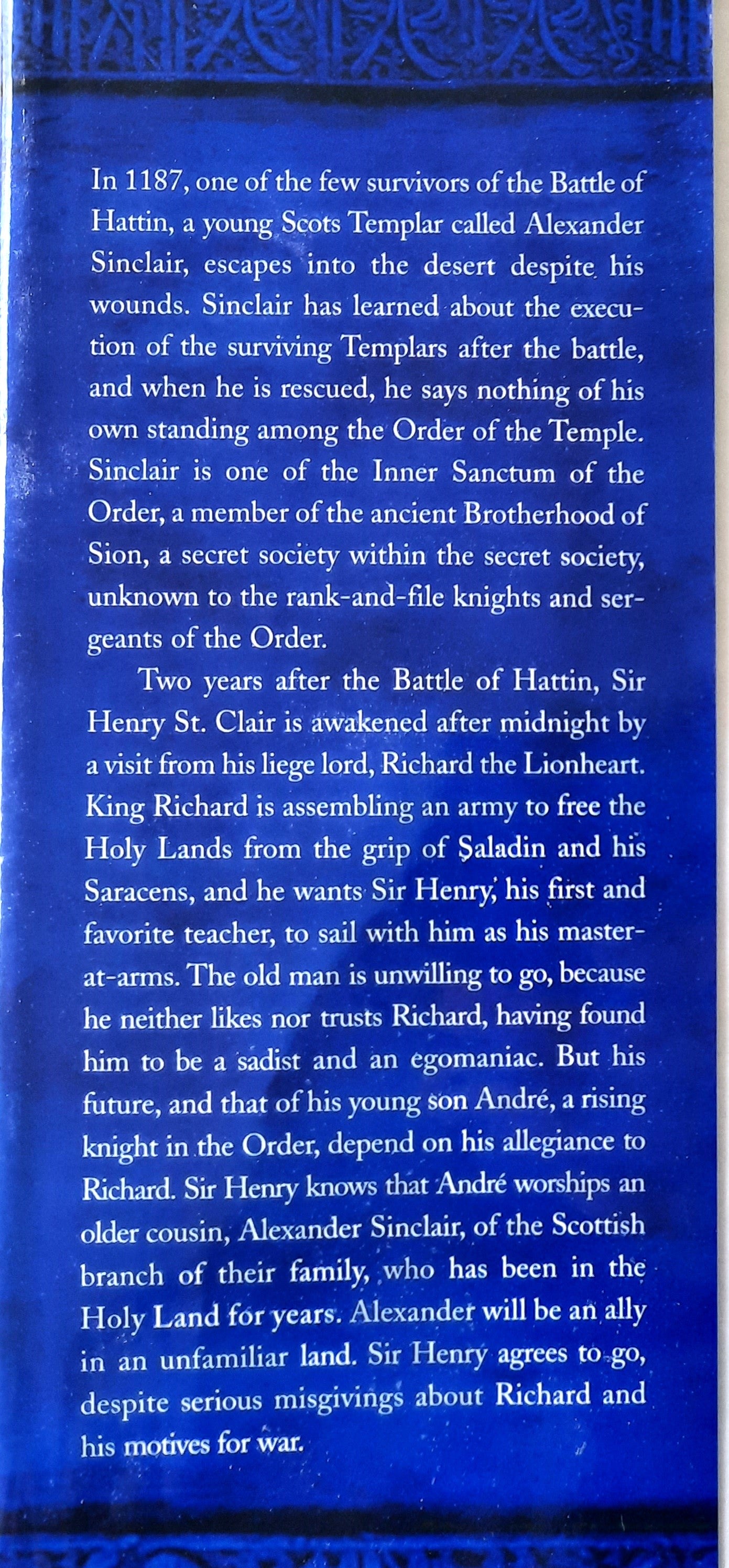 Standard of Honor by Jack Whyte (Templar Trilogy #2, Good, 2007, HC, 612 pages, G.P. Putnam's Sons)