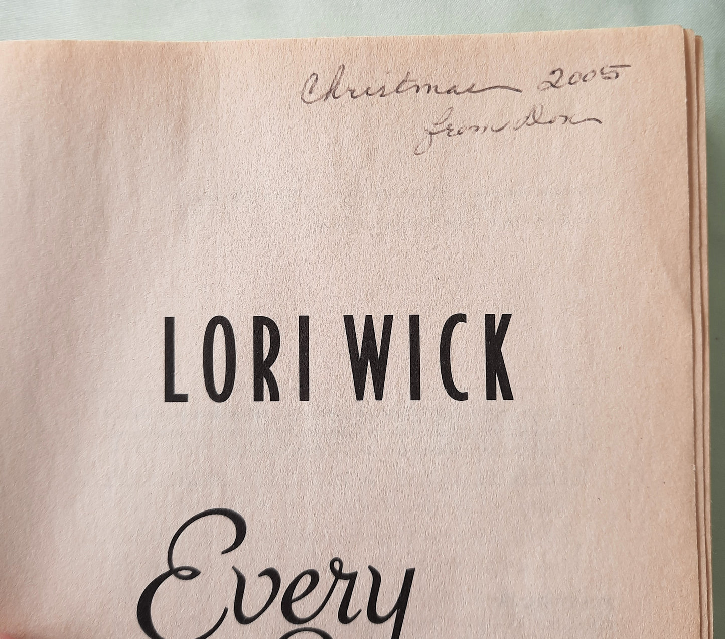 Every Storm by Lori Wick (Good, 2004, Pbk, 359 pages, Harvest House)