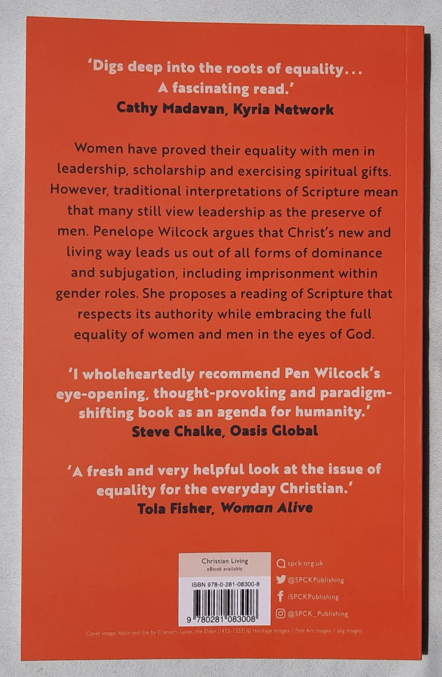 Equality Is Biblical by Penelope Wilcock (New, 2020, Pbk, 112 pages, SPCK Publishing)