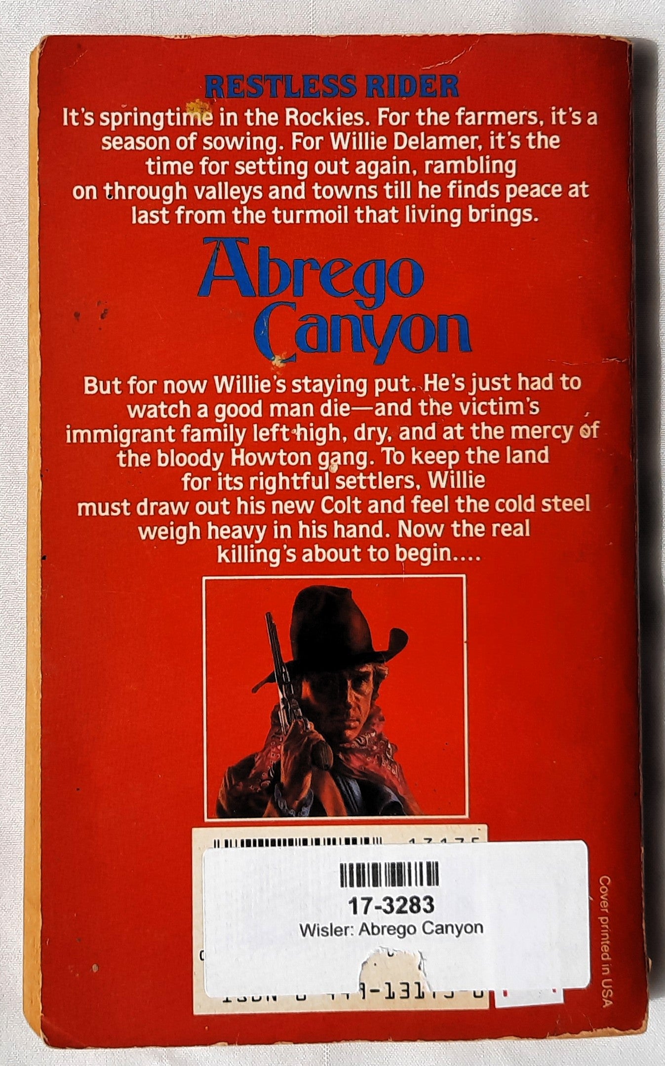 Abrego Canyon by G. Clifton Wisler (Acceptable, 1987, Pbk, 179 pages, Ballentine Books)