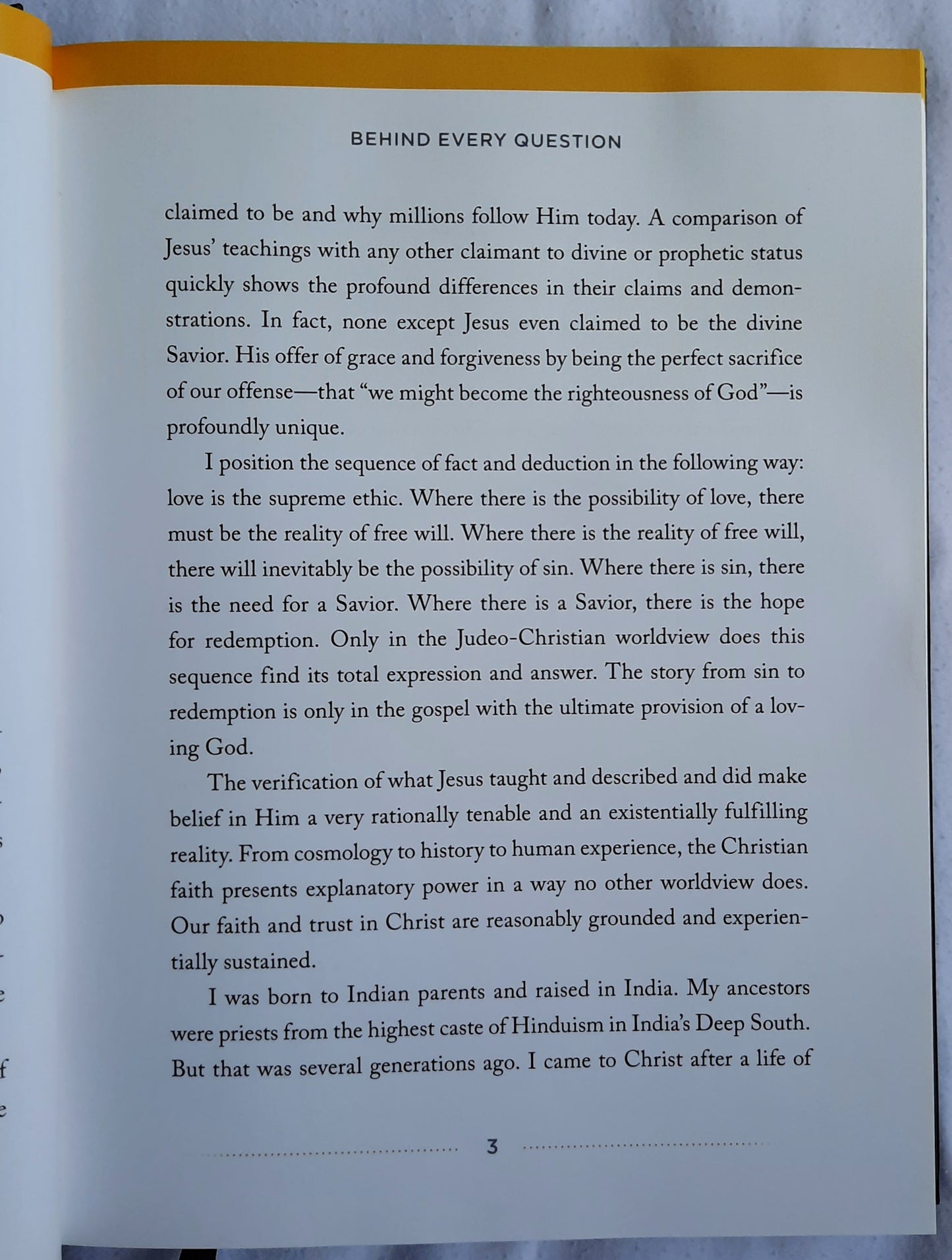 The Logic of God: 52 Christian Essentials for the Heart and Mind by Ravi Zacharias (Very good, 2019, HC, 306 pages, Zondervan)
