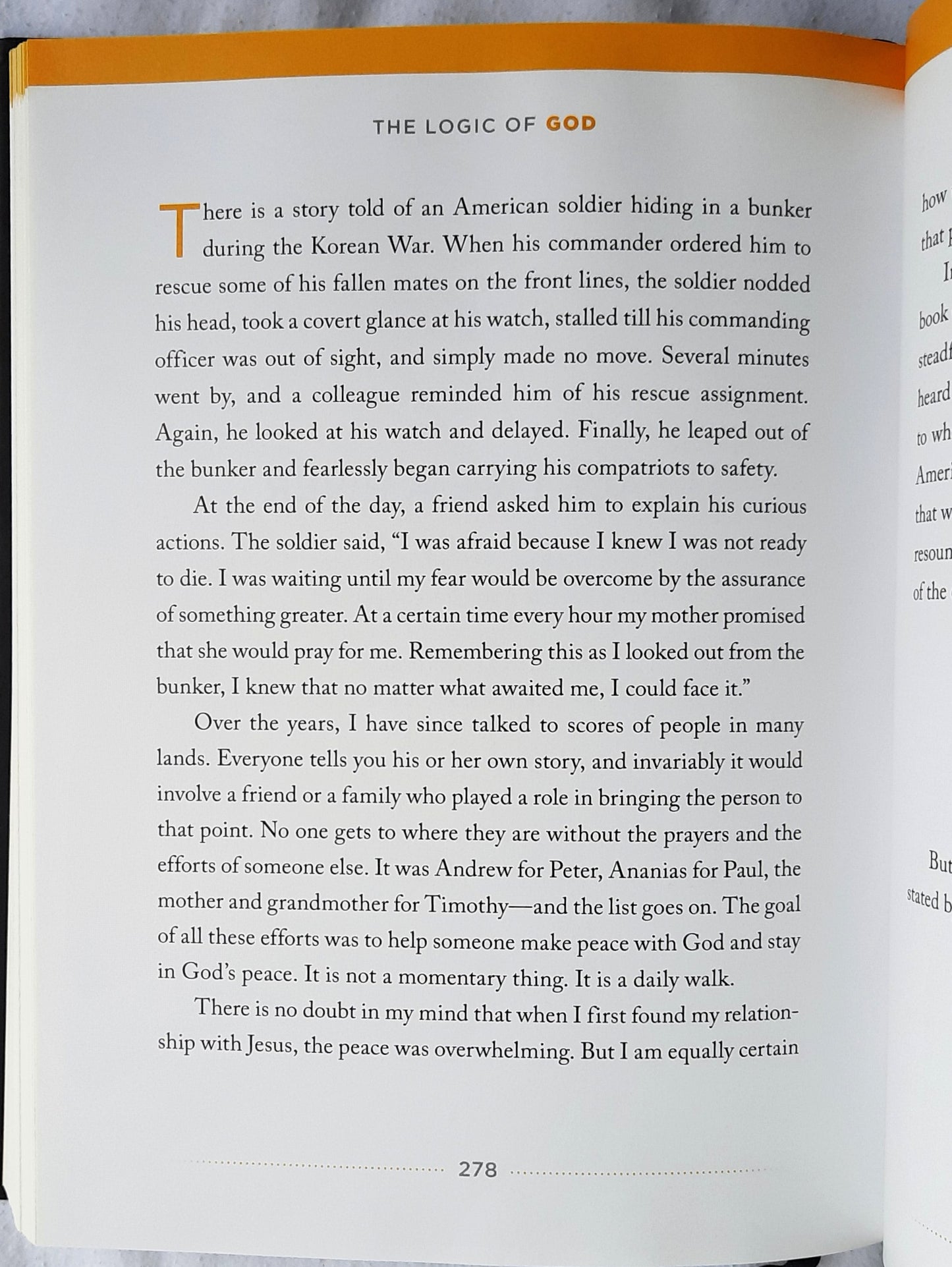 The Logic of God: 52 Christian Essentials for the Heart and Mind by Ravi Zacharias (Very good, 2019, HC, 306 pages, Zondervan)