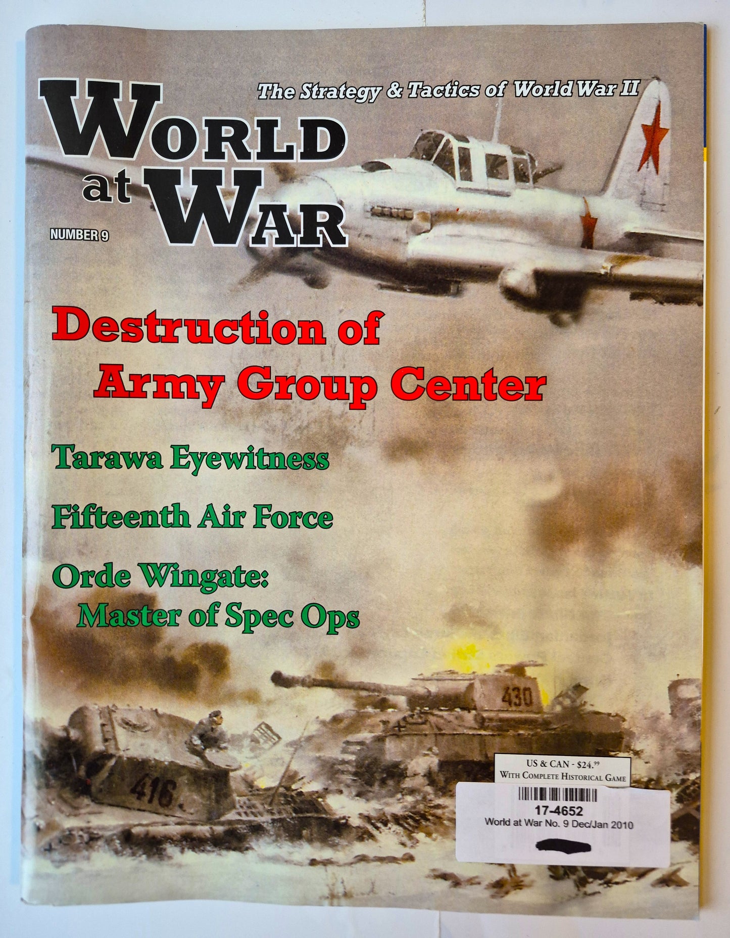 The Strategy & Tactics of World War II: World at War Number 9 (Very good, December/January 2010)