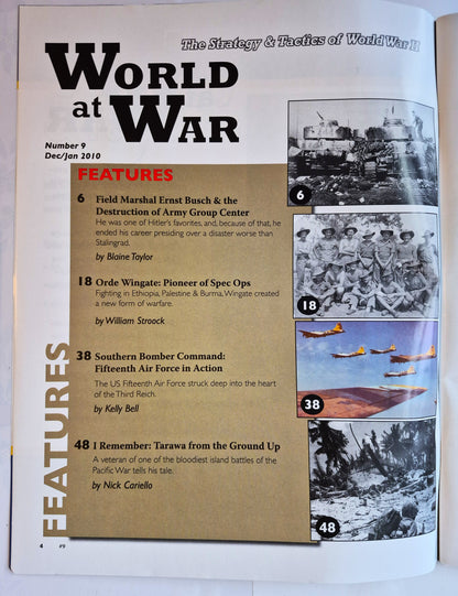 The Strategy & Tactics of World War II: World at War Number 9 (Very good, December/January 2010)