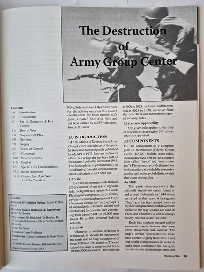 The Strategy & Tactics of World War II: World at War Number 9 (Very good, December/January 2010)