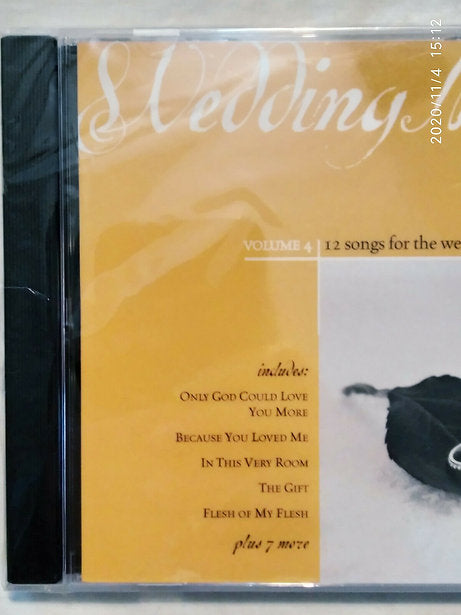 12 Songs for a Wedding Soloist Volume 4 Music Audio CD (New, 2006, Word Music)