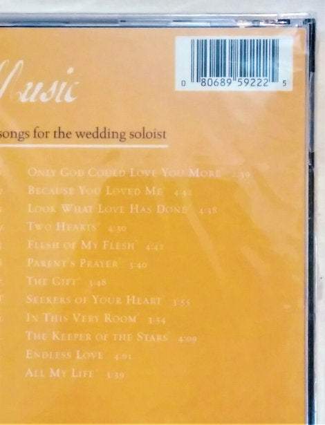 12 Songs for a Wedding Soloist Volume 4 Music Audio CD (New, 2006, Word Music)