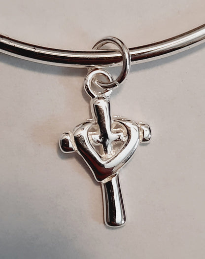 Bracelet Cross my Heart by Cross Gifts (New)