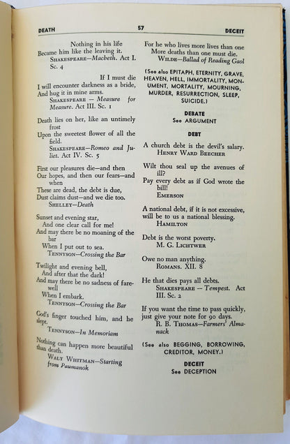 Five Thousand Quotations for All Occasions by Lewis C. Henry (Very good HC 1945)