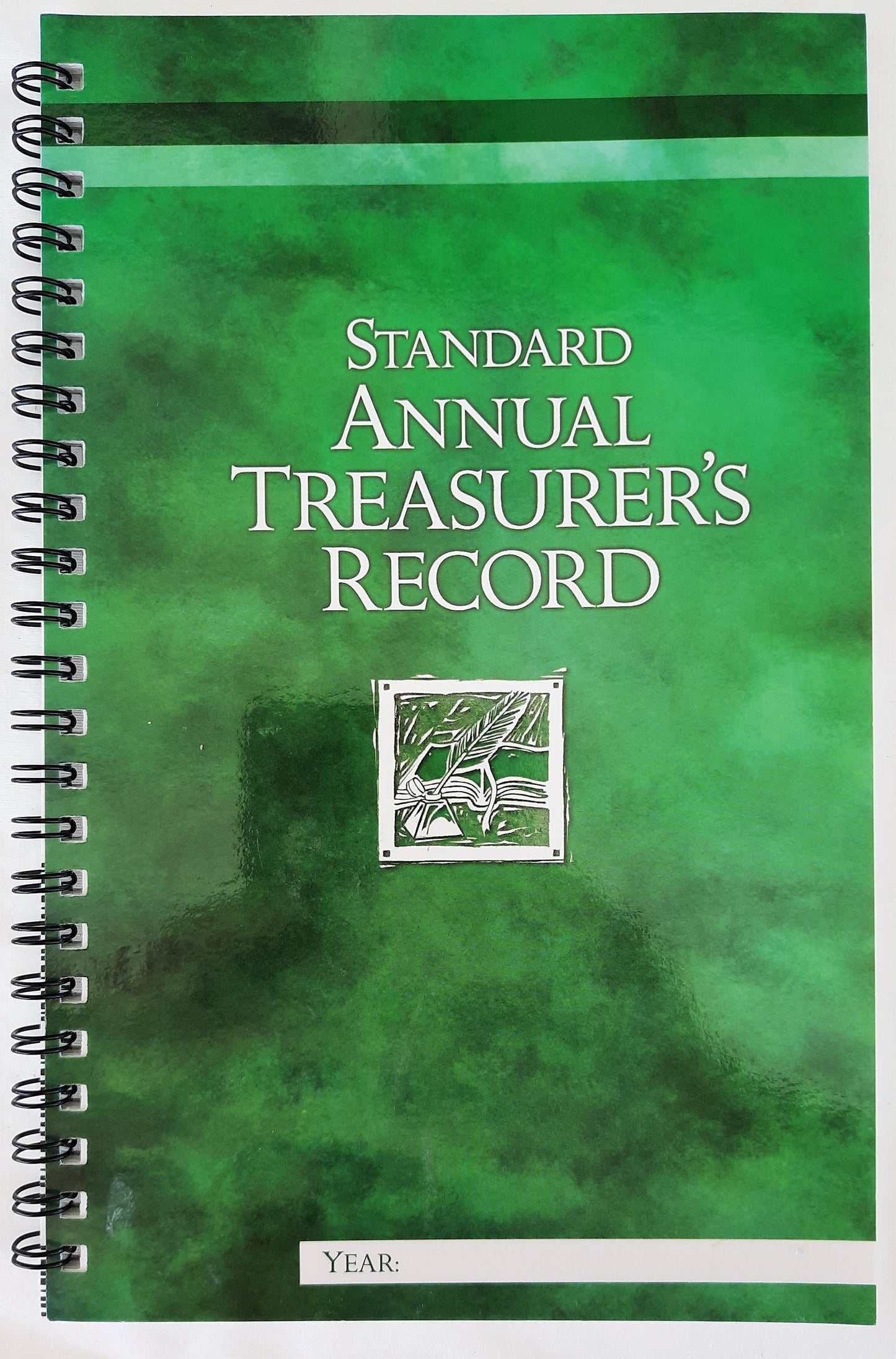 Standard Annual Treasurer's Record (New, Spiral Pbk, 64 pages, Standard Publishing)