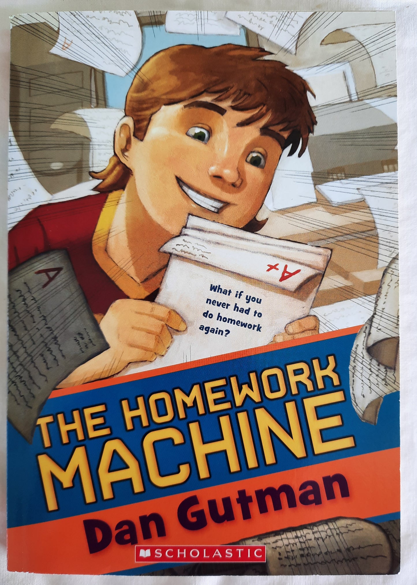 The Homework Machine by Dan Gutman; Jim Paillot (New, 2008, PBK, 147 pages, Scholastic)