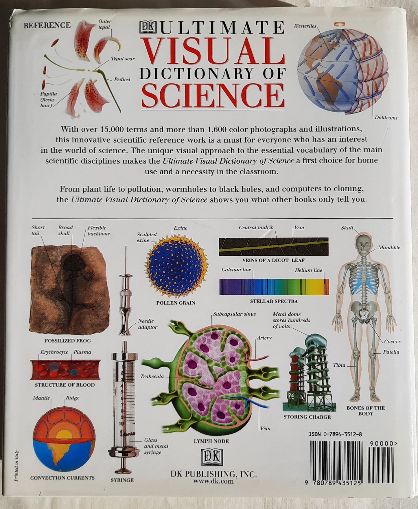 DK Ultimate Visual Dictionary of Science by Lara Maiklem (Very good, 1998, HC, 448 pgs)