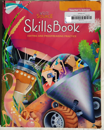 Great Source Write Source: Skills Teacher Edition by Patrick Sebranek; Dave Kemper (Good, Pbk, 2005, Great Source, 192 pgs)