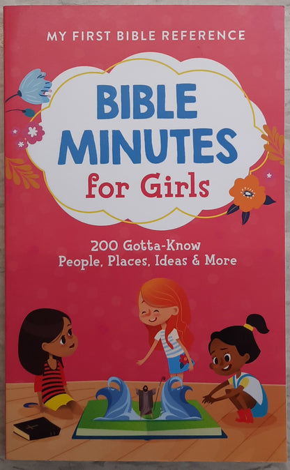 Bible Minutes for Girls by Barbour Publishing (New, 2021, Pbk, 206 pages)