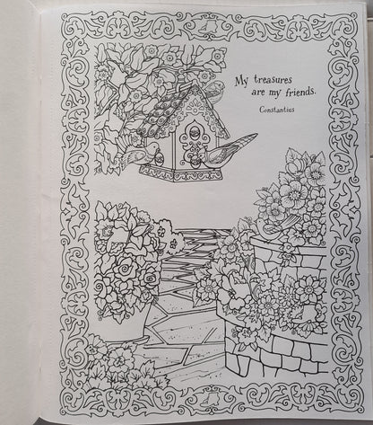 Hidden Treasure of the Garden Coloring Art by Product Concepts (New, 2016, PBk, 24 pgs)