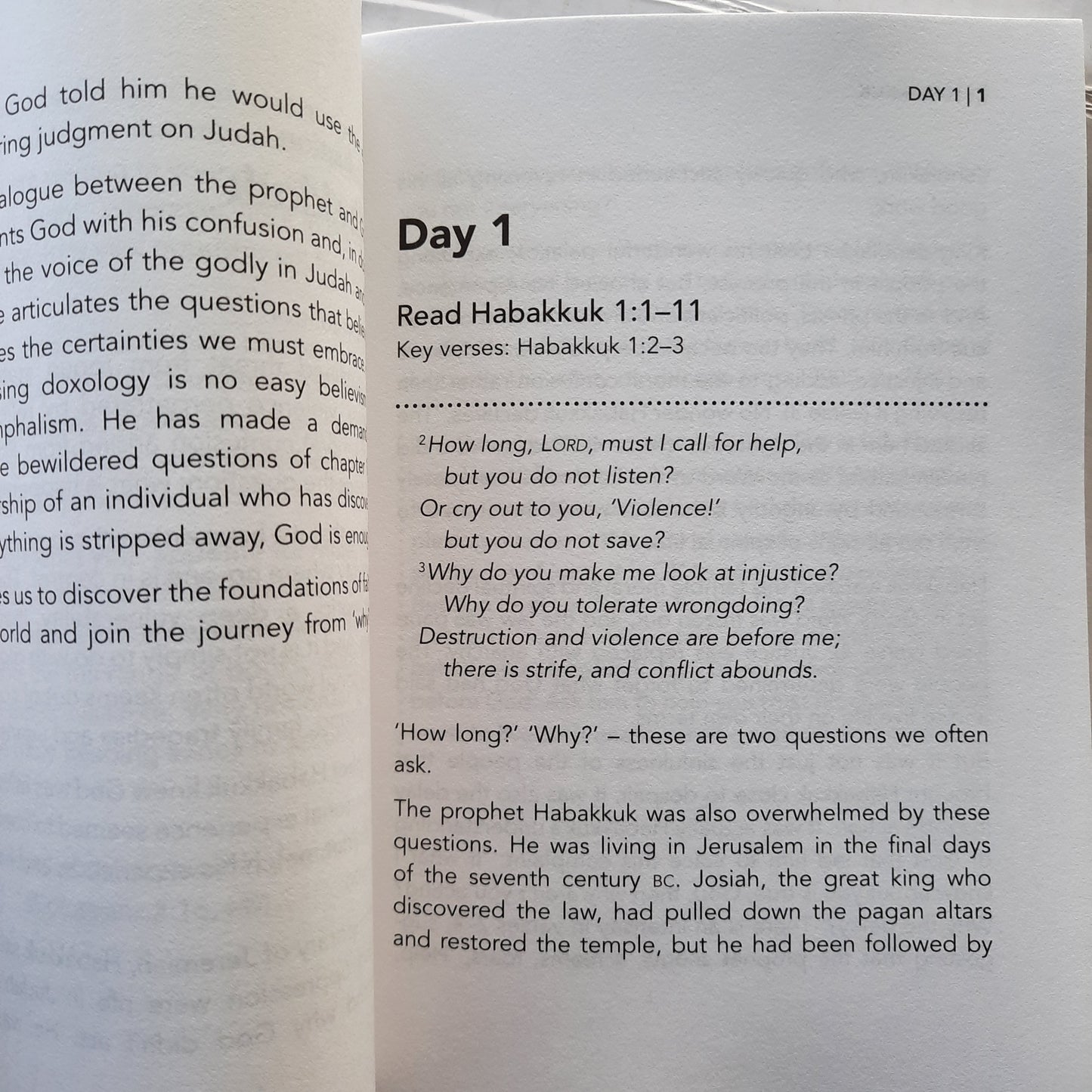 30-Day Devotional: Habakkuk by Jonathan Lamb; Elizabeth McQuoid (New, 2018, PBk, 100 pgs, Keswick)