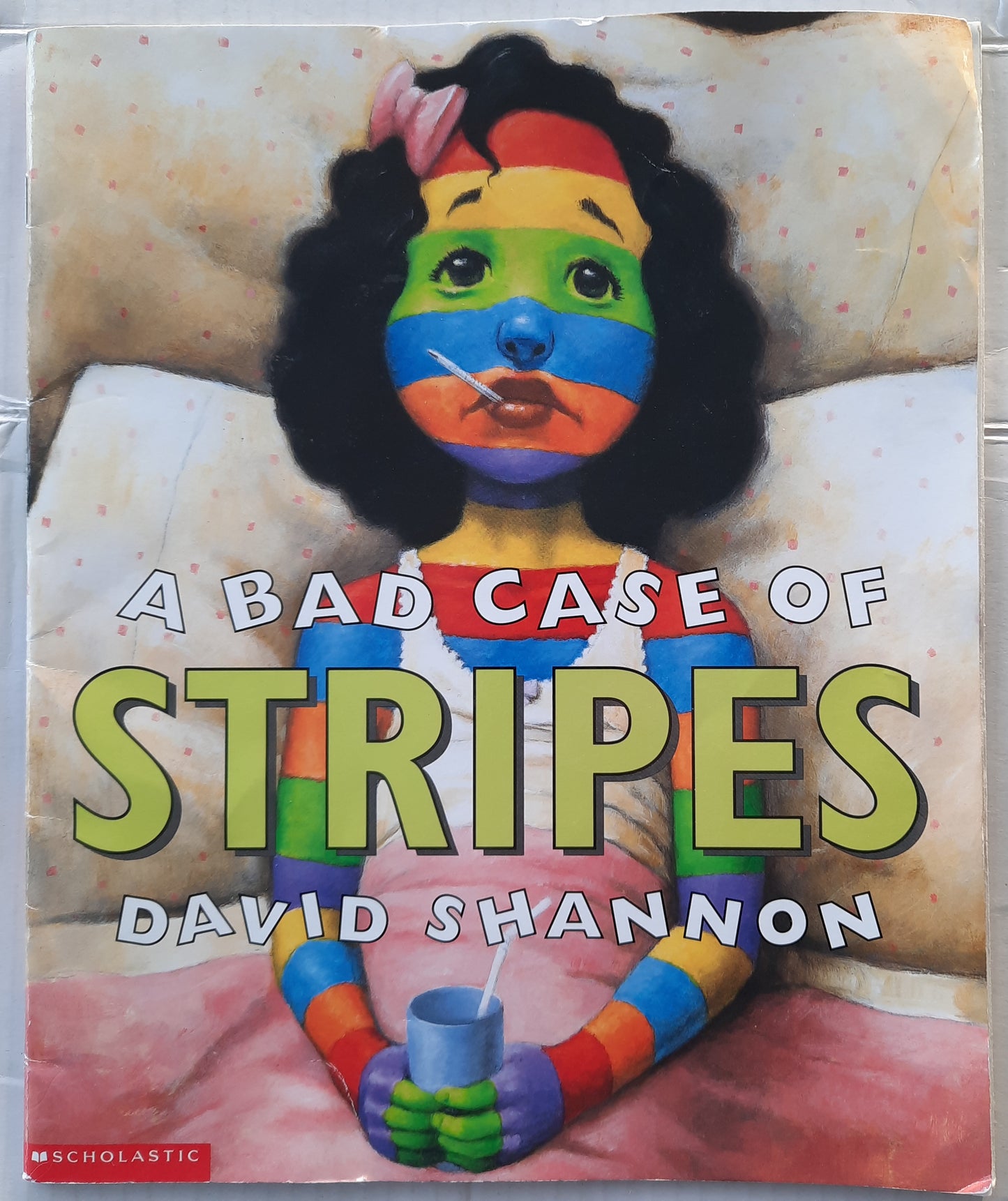 A Bad Case of Stripes by David Shannon (Good, 1999, Pbk, 32 pgs, Scholastic)