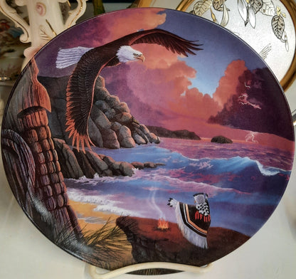 Calling the Storm Plate 2890A by Lane Kendrick Crestley Collection - Collectible in very good condition