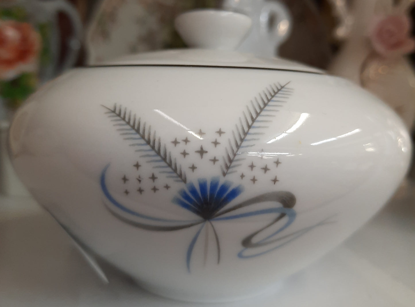 Bavarian Harvest Stars Sugar Bowl by Stonegate Germany - like new