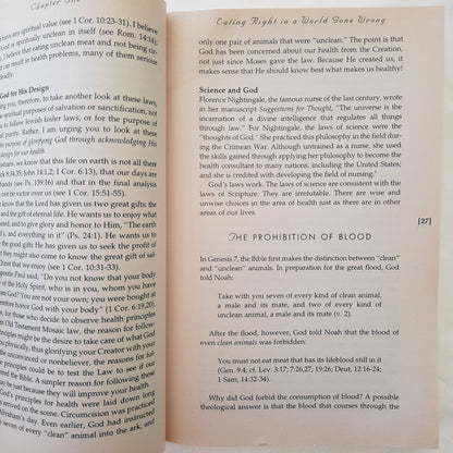 What the Bible Says About Healthy Living by Rex Russell (Very Good, Pbk, 1996, Regal, 300 pgs)