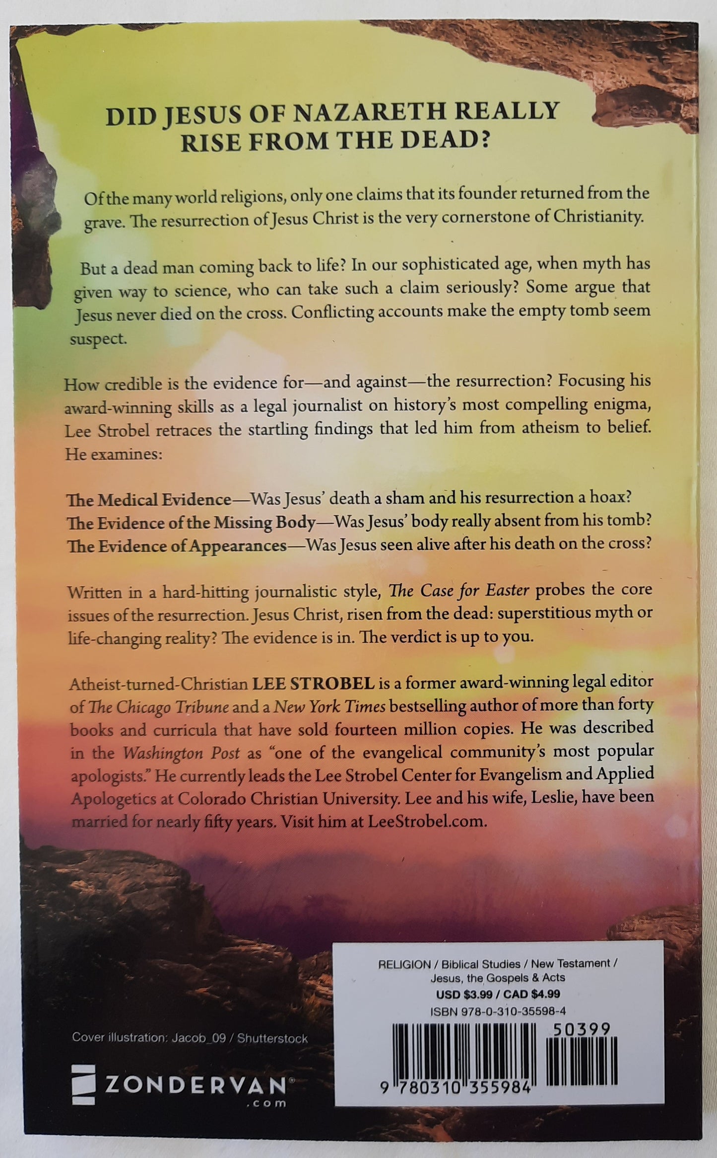 The Case For Easter: A Journalist Investigates Evidence for the Resurrection by Lee Strobel (New, 2018, Pbk, 95 pgs, Zondervan)