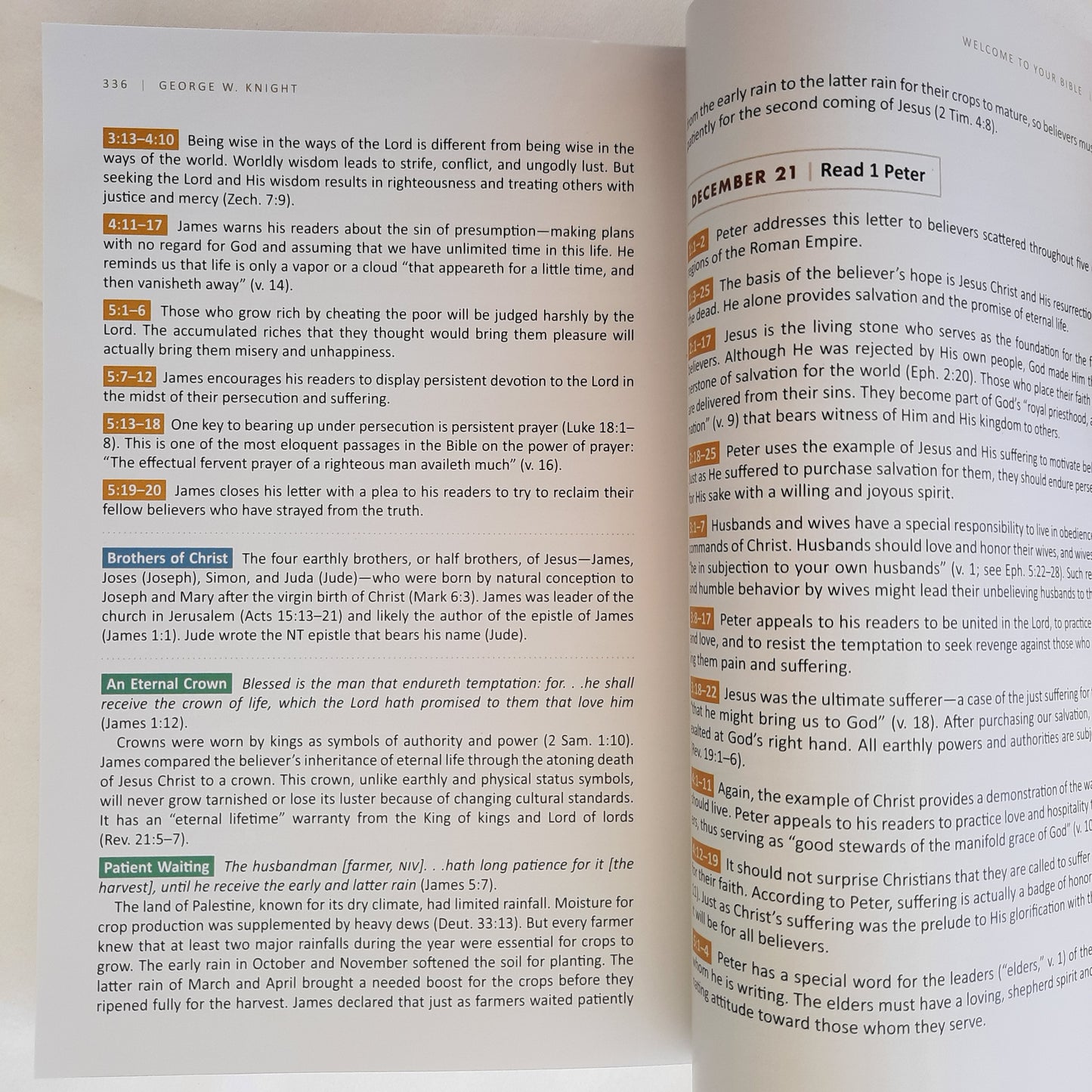 Welcome to Your Bible: Reading and Study Helps Whatever Your Experience Level by George W. Knight (New, 2020, Pbk, 350 pgs, Barbour)