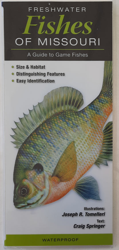 Freshwater Fishes of Missouri: A Guide to Game Fishes by Craig Springer (Like new, 2019, Waterproof)