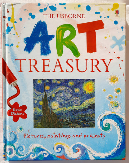 The Usborne Art Treasury by Rosie Dickins (Like new, 2006, HC, 96 pages)