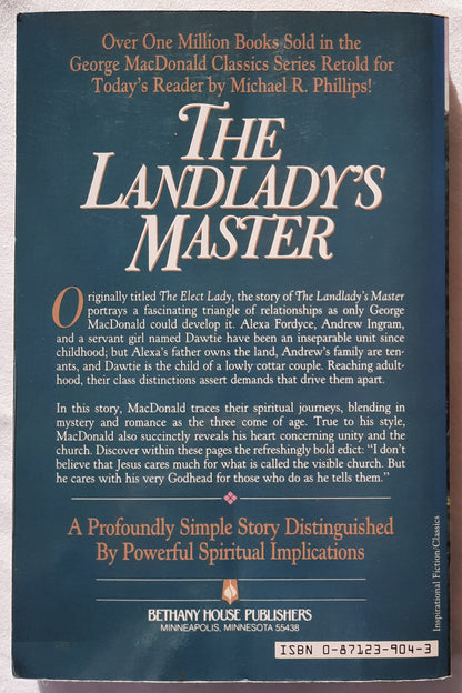 The Landlady's Master by George MacDonald; Michael Phillips (Good, 1989, Pbk, 207 pgs, Bethany House)