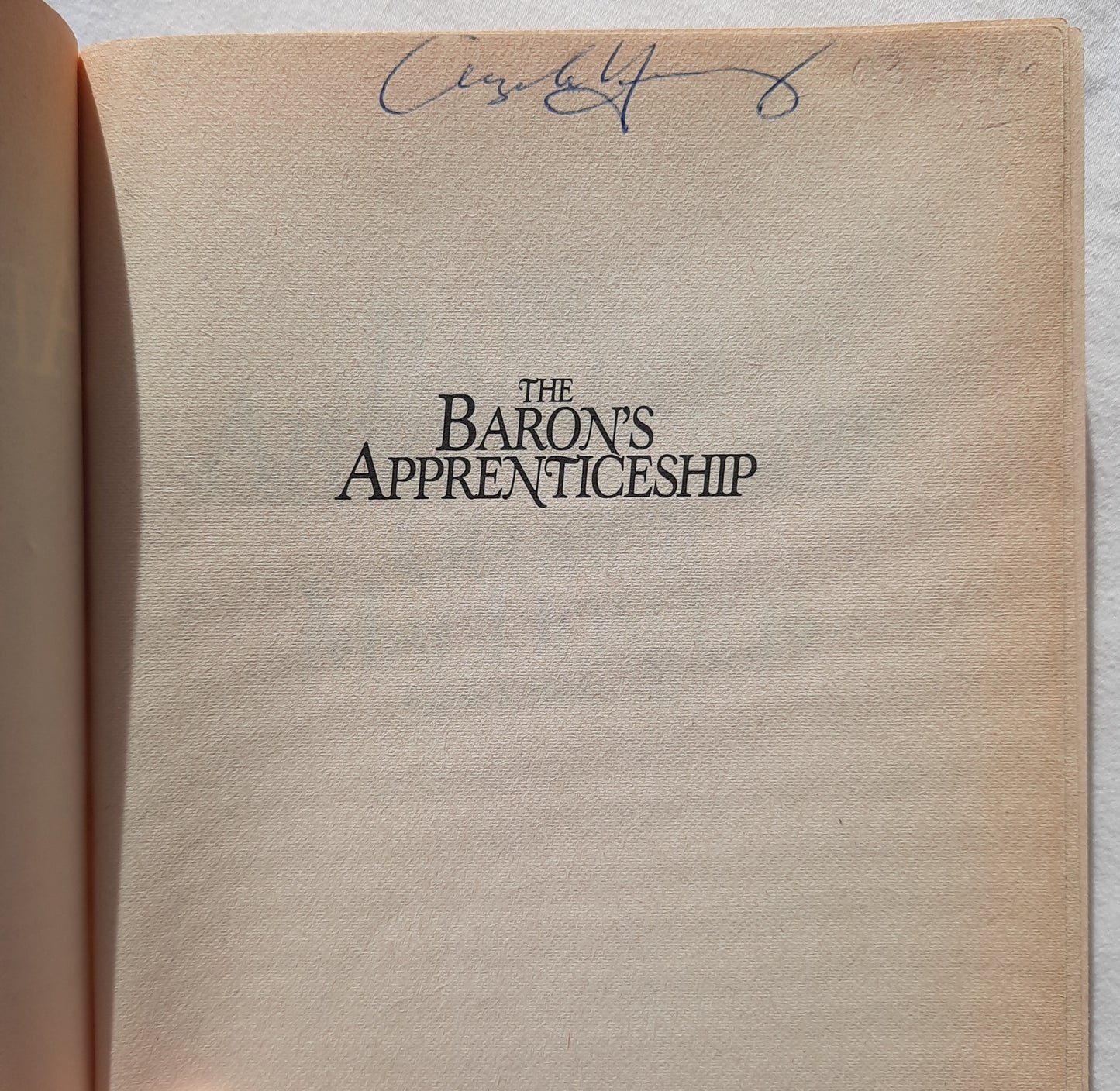 The Baron's Apprenticeship by George MacDonald; Michael Phillips (Good, 1986, Pbk, 272 pgs, Bethany House)