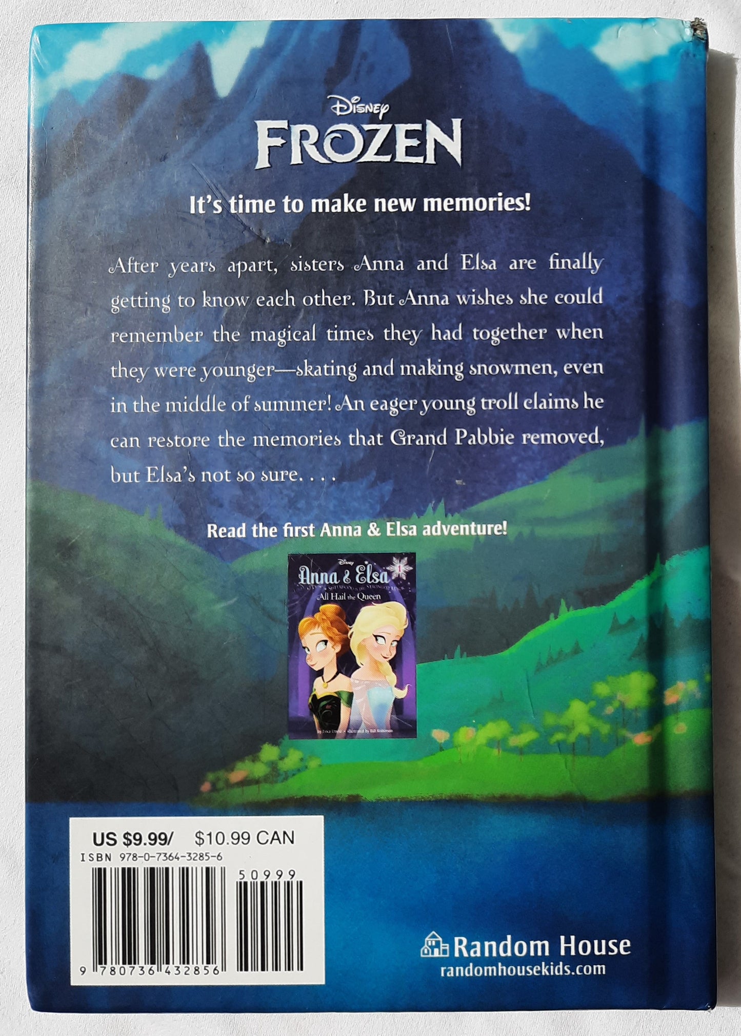 Anna & Elsa: Memory and Magic by Erica David (Very good, 2015, HC, 121 pgs, Random House)