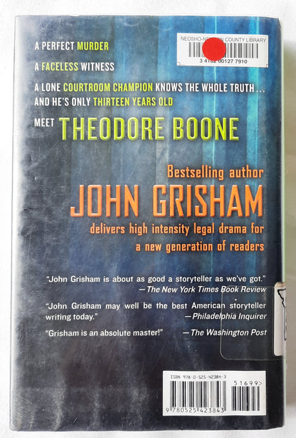 Theodore Boone: Kid Lawyer by John Grisham (Good, 2010, HC, 263 pgs, Dutton)