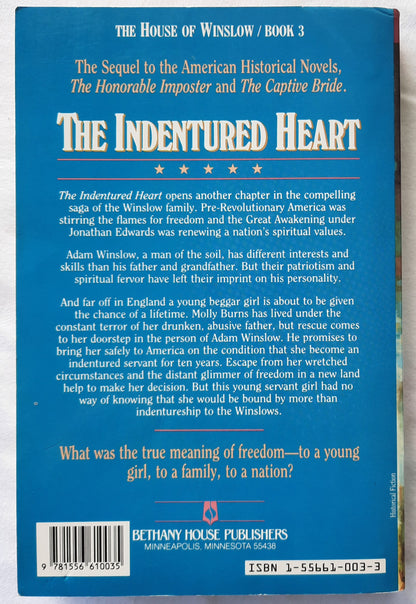 The Indentured Heart #3 by Gilbert Morris (The House of Winslow, Good, 1988, Pbk, 288 pgs, Bethany House)